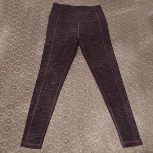 Size 6 Victoria's Secret Essential High Rise Pocket Legging Black/Heather Grey